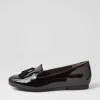 Charter Xf Black Patent Mix Flat Shoes