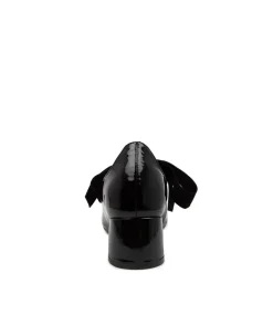 Chiara Black Patent Leather Heeled Shoes
