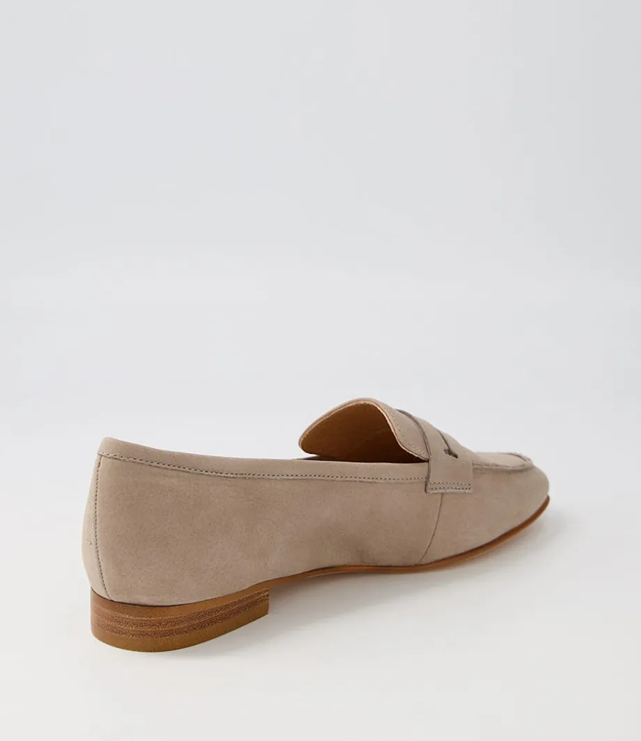 Coco Stone Leather Loafers