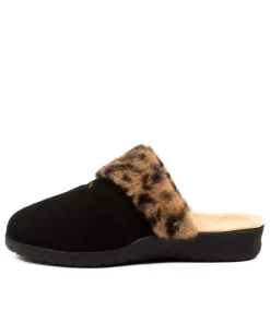 Comfy W Leopard Slippers