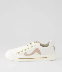 Courtyard 402 Weiss Sand Leather Sneakers
