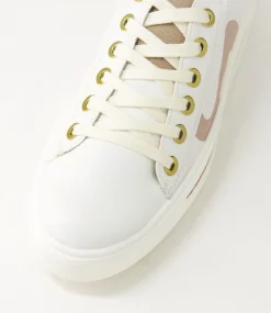 Courtyard 402 Weiss Sand Leather Sneakers