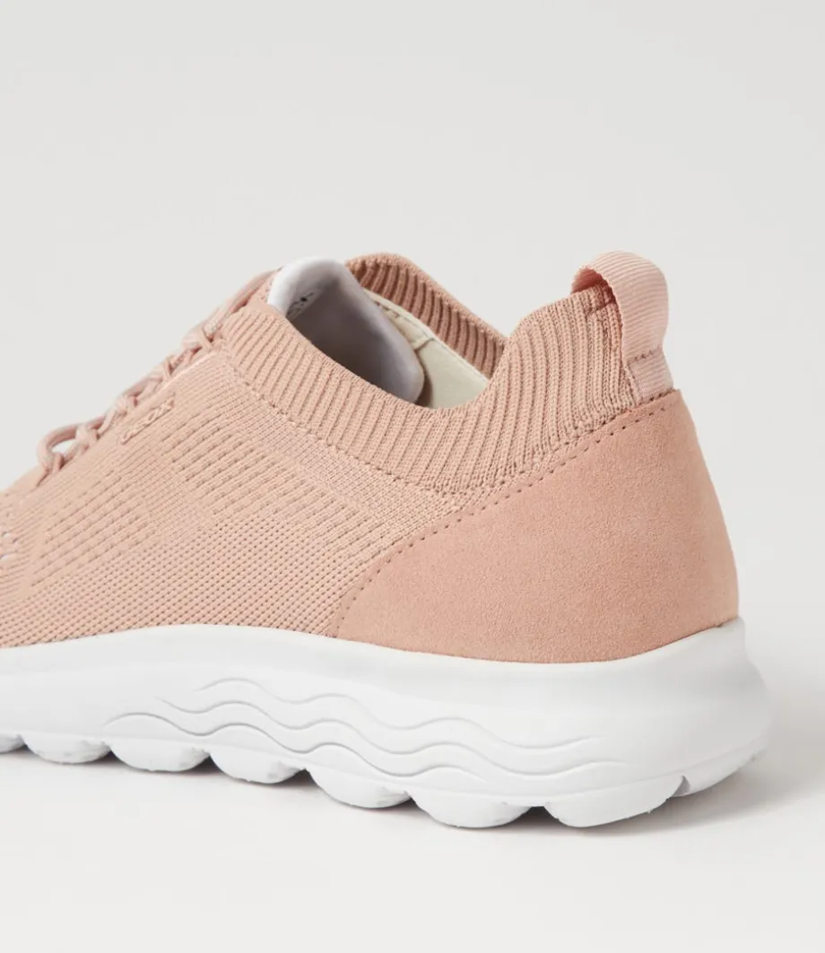 D Spherica A 6K Nude Knit Sneakers