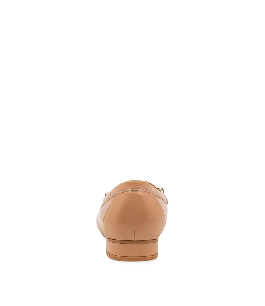 Dae Light Camel Leather Ballet Flats