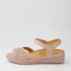 Daewon W Blush Leather Sandals