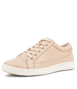 Danni Xf Pale Pink Leather Sneakers