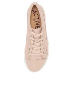 Danni Xf Pale Pink Leather Sneakers
