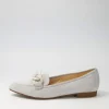 Diego Light Grey Leather Loafers