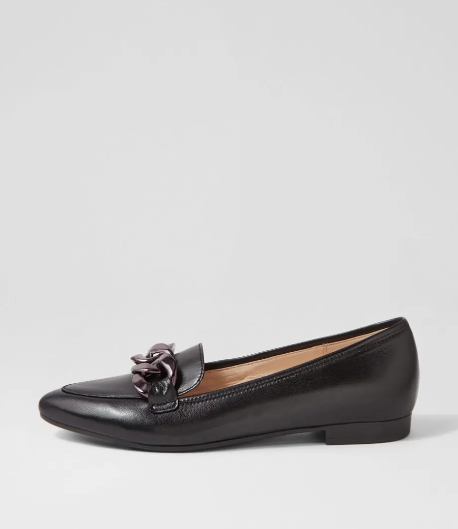 Diego Schwarz Leather Loafers