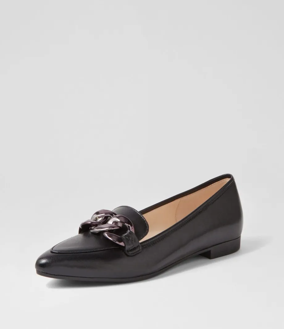 Diego Schwarz Leather Loafers