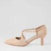 Electrik Champagne Sparkle Fabric Heels
