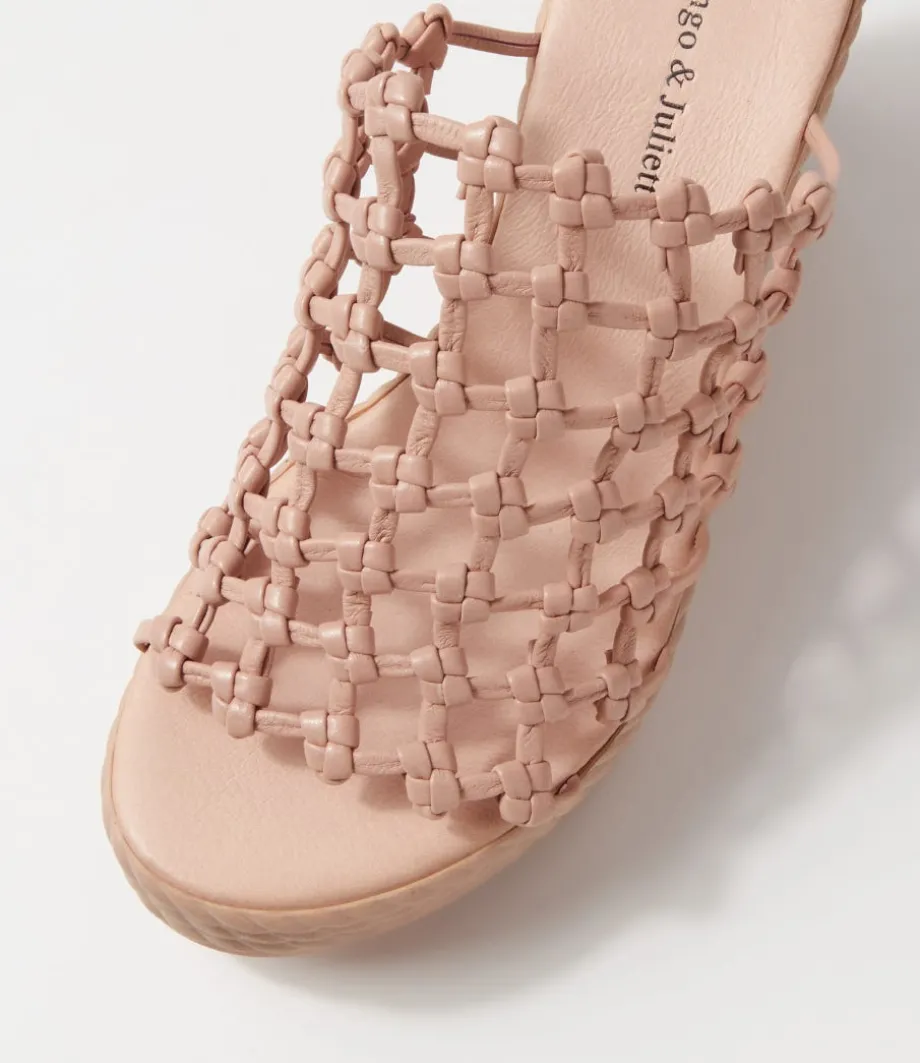 Essexx Rose Leather Sandals