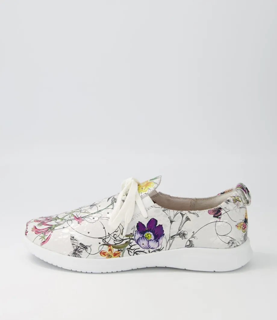 Finar Xf White Fields Leather Sneakers