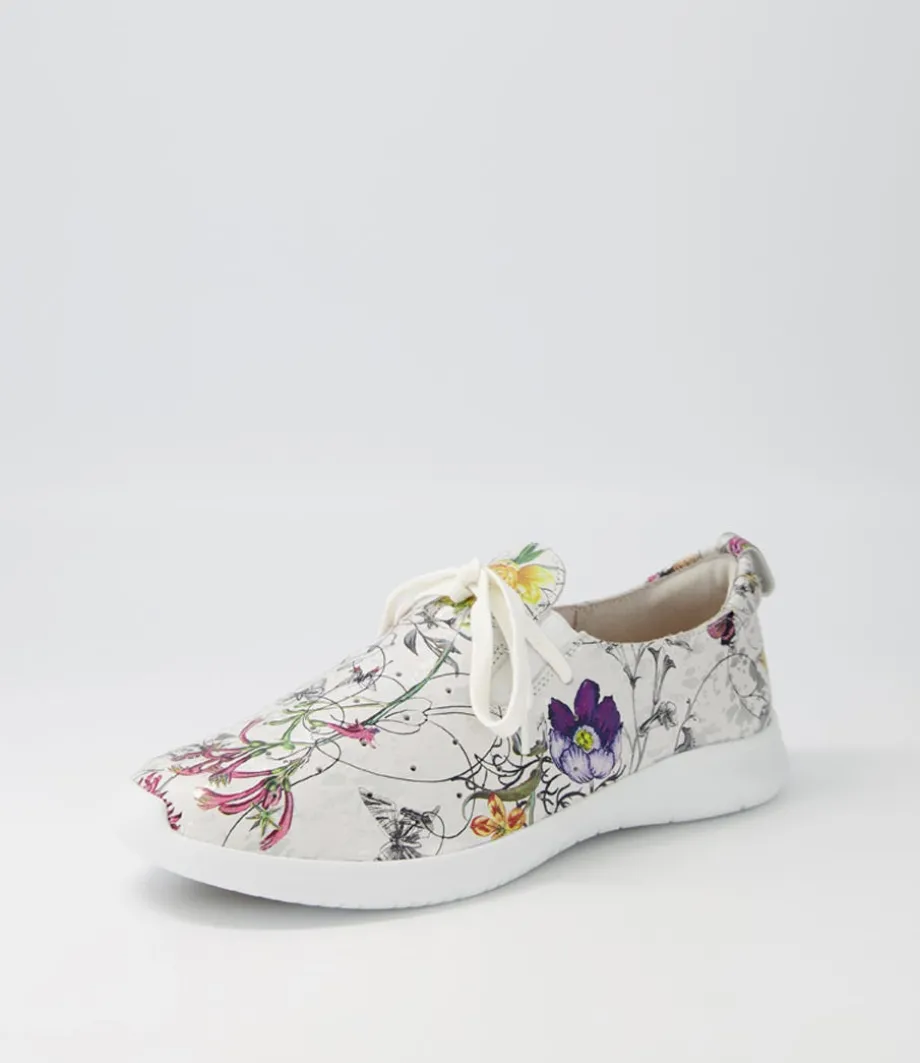 Finar Xf White Fields Leather Sneakers