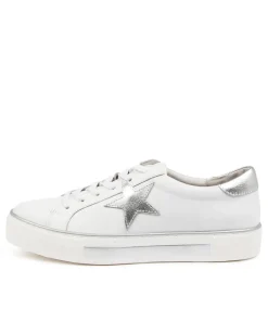 Fonno White-Silver Leathr