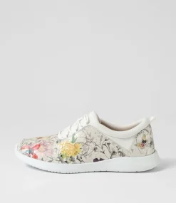 Fox Xf White Fields Leather Sneakers