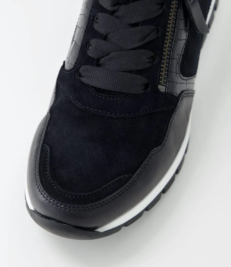 Frauke Schwarz Leather Sneakers