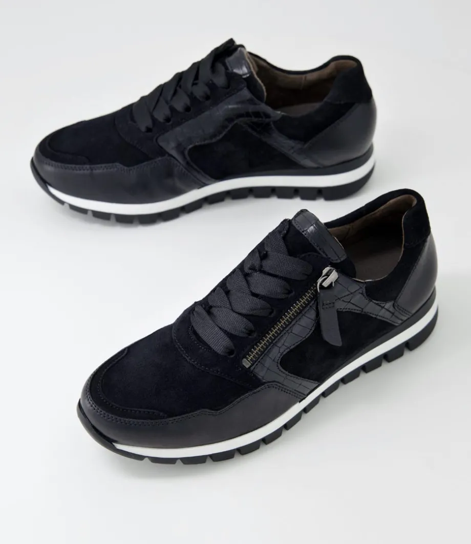 Frauke Schwarz Leather Sneakers