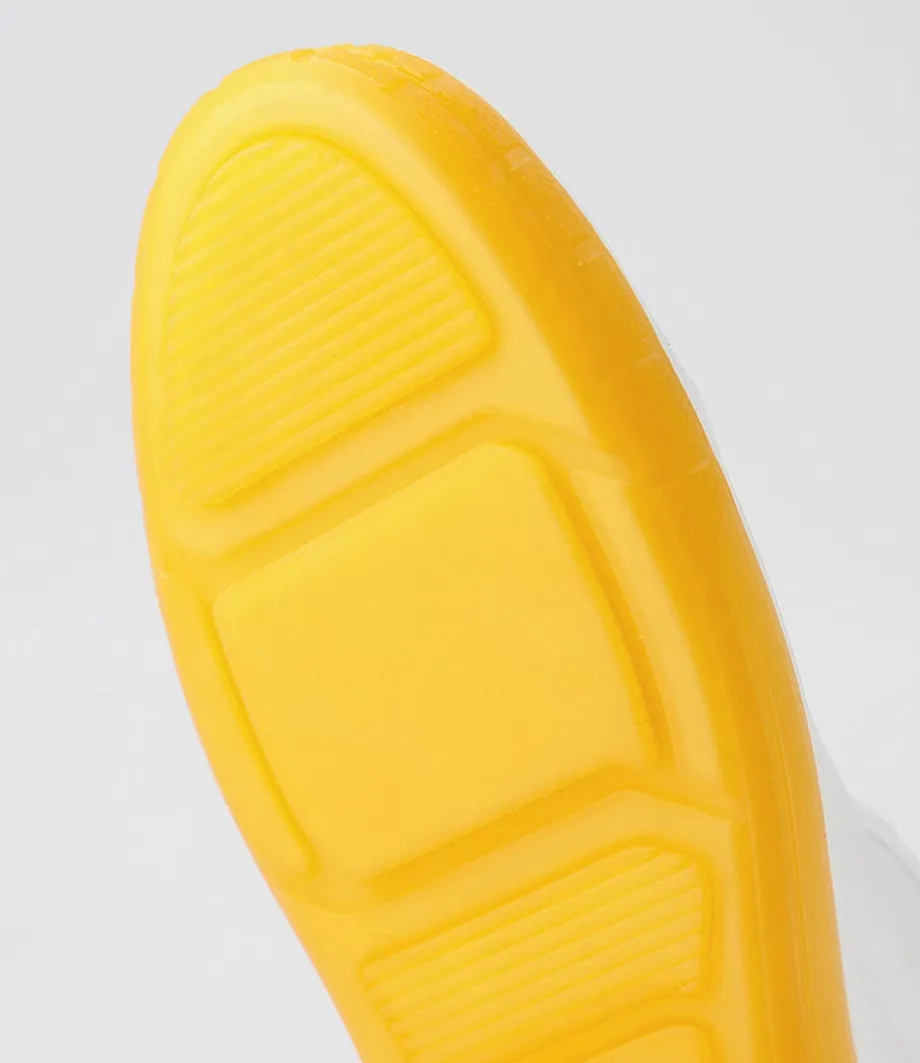 Frisco White Orange Leather Sneakers