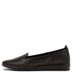 Function Black Leather Loafers