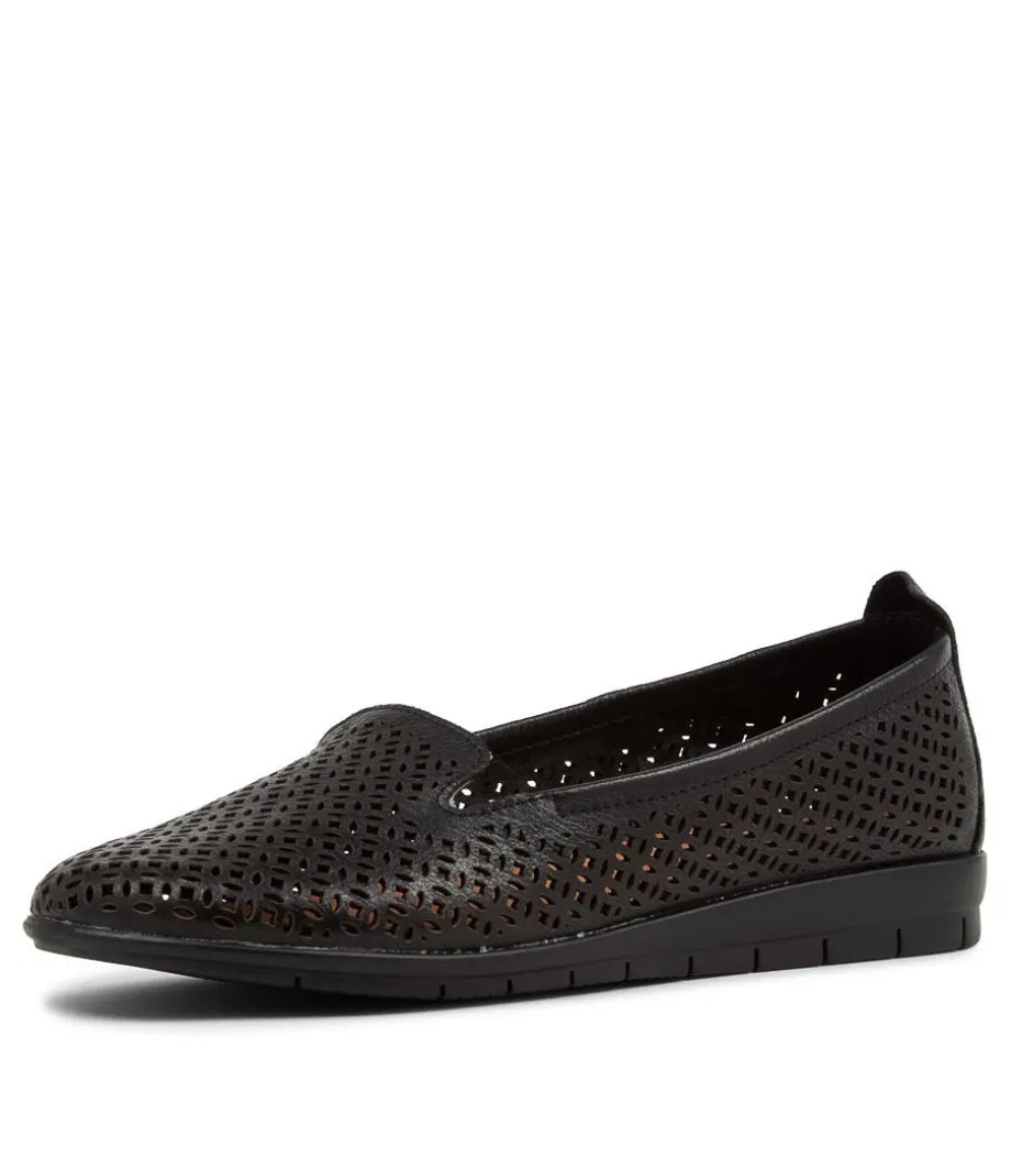 Function Black Leather Loafers
