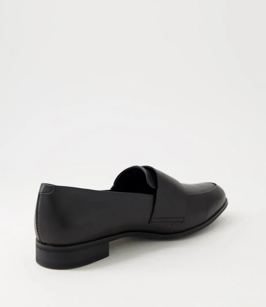 Gabrian Black Leather Loafers