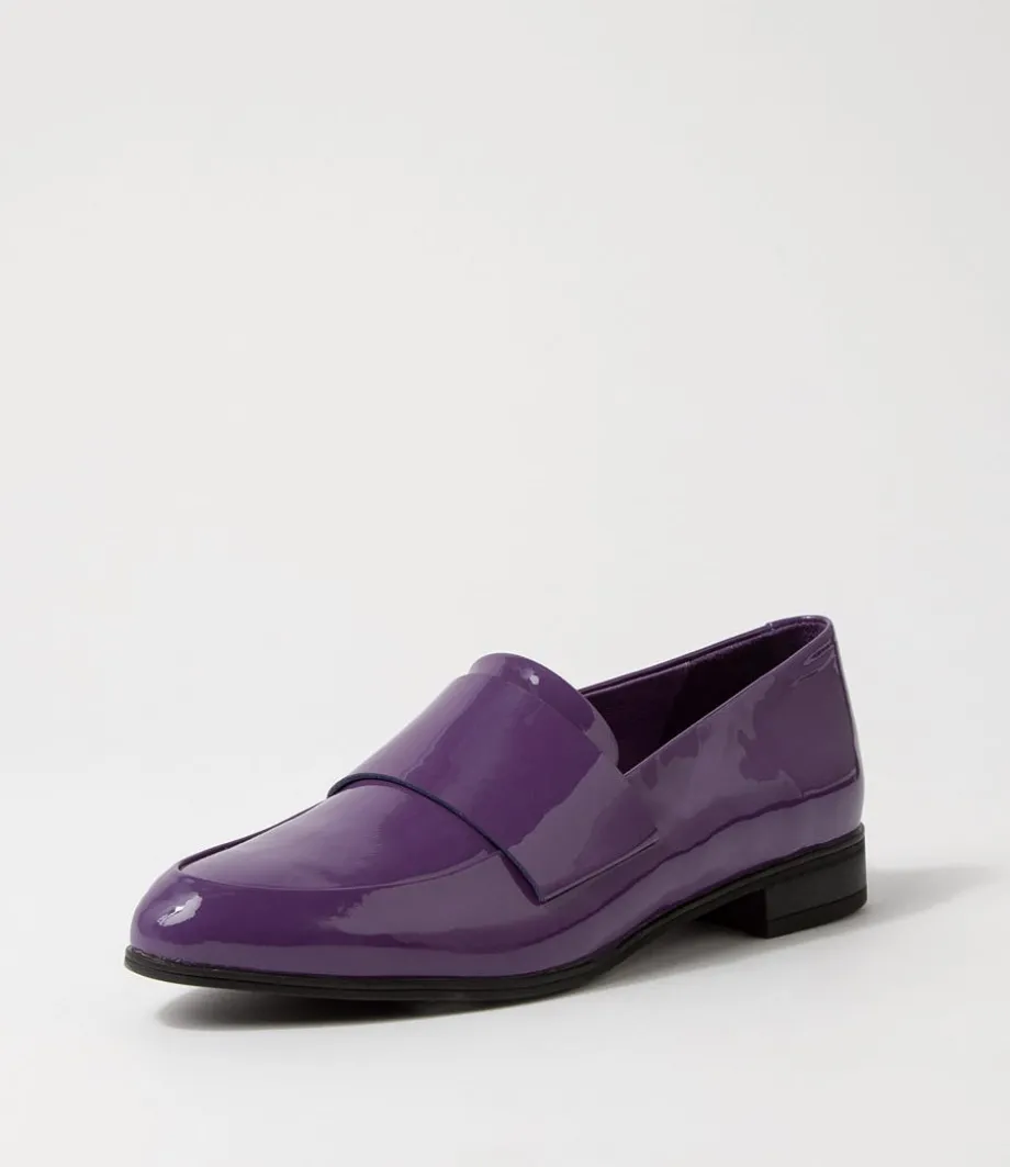 Gabrian Purple Patent Leather Loafers