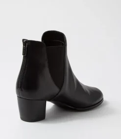 Gadore W Black Leather Chelsea Boots