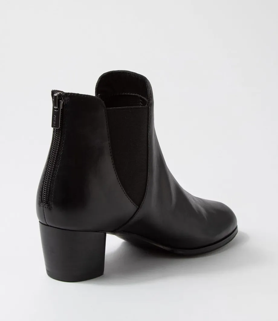 Gadore W Black Leather Chelsea Boots