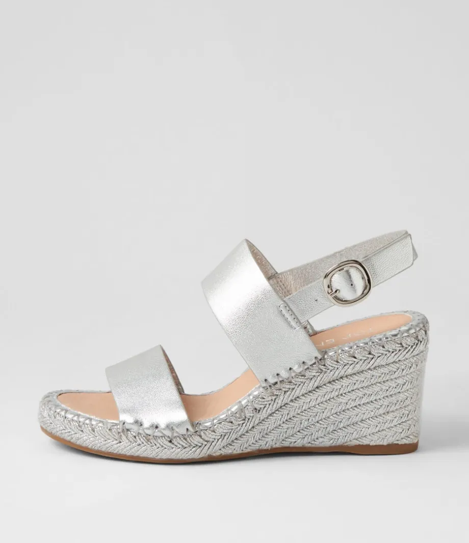 Gaga Silver Rope Leather Sandals