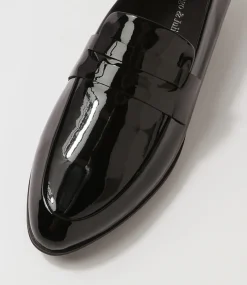 Gebeze Black Patent Leather Loafers