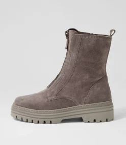 Gesine Wallaby Suede Ankle Boots