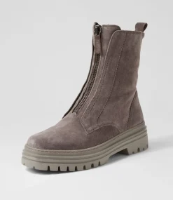 Gesine Wallaby Suede Ankle Boots
