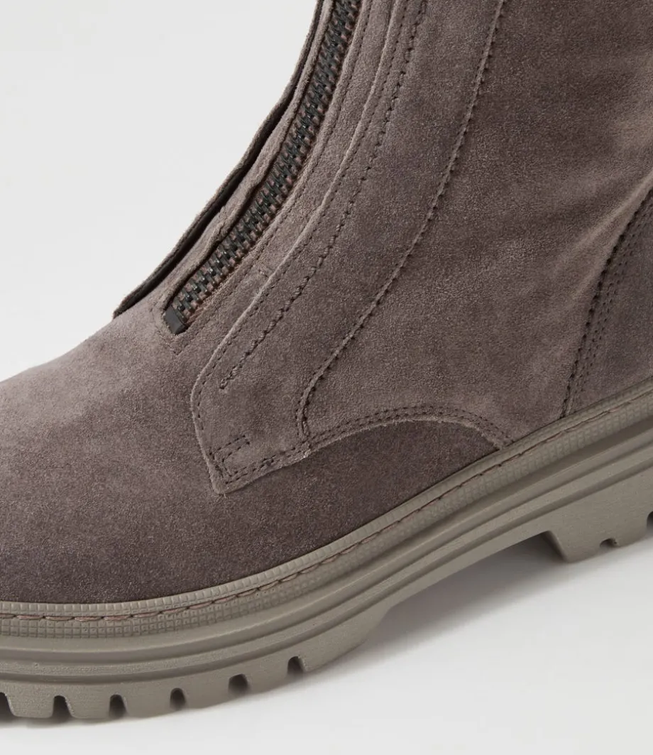 Gesine Wallaby Suede Ankle Boots