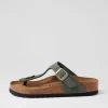 Gizeh Nubuck Thyme Thongs