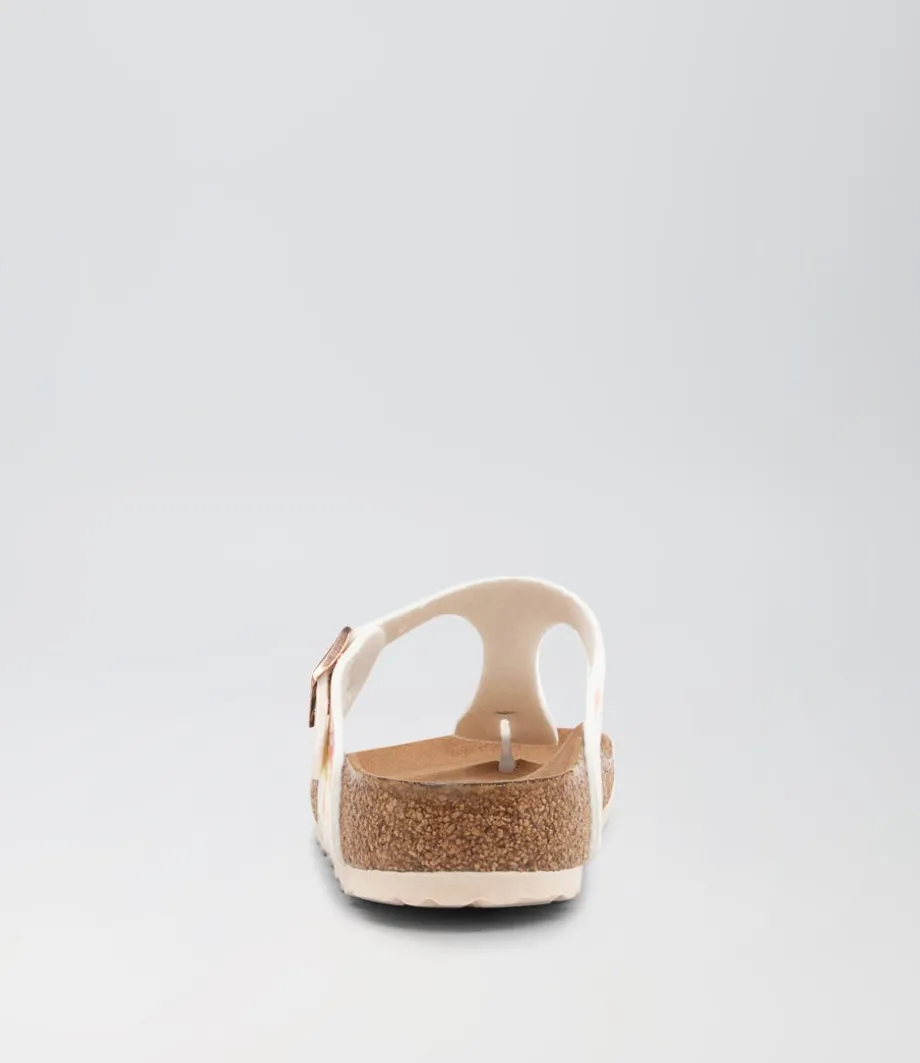 Gizeh Vegan Rose Multi Birkoflor Slides