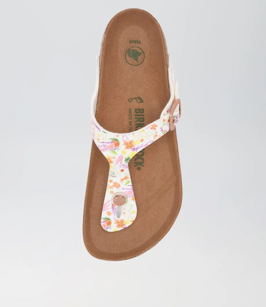 Gizeh Vegan Rose Multi Birkoflor Slides