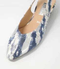 Gracie Nautic Aquamarine Suede Heels