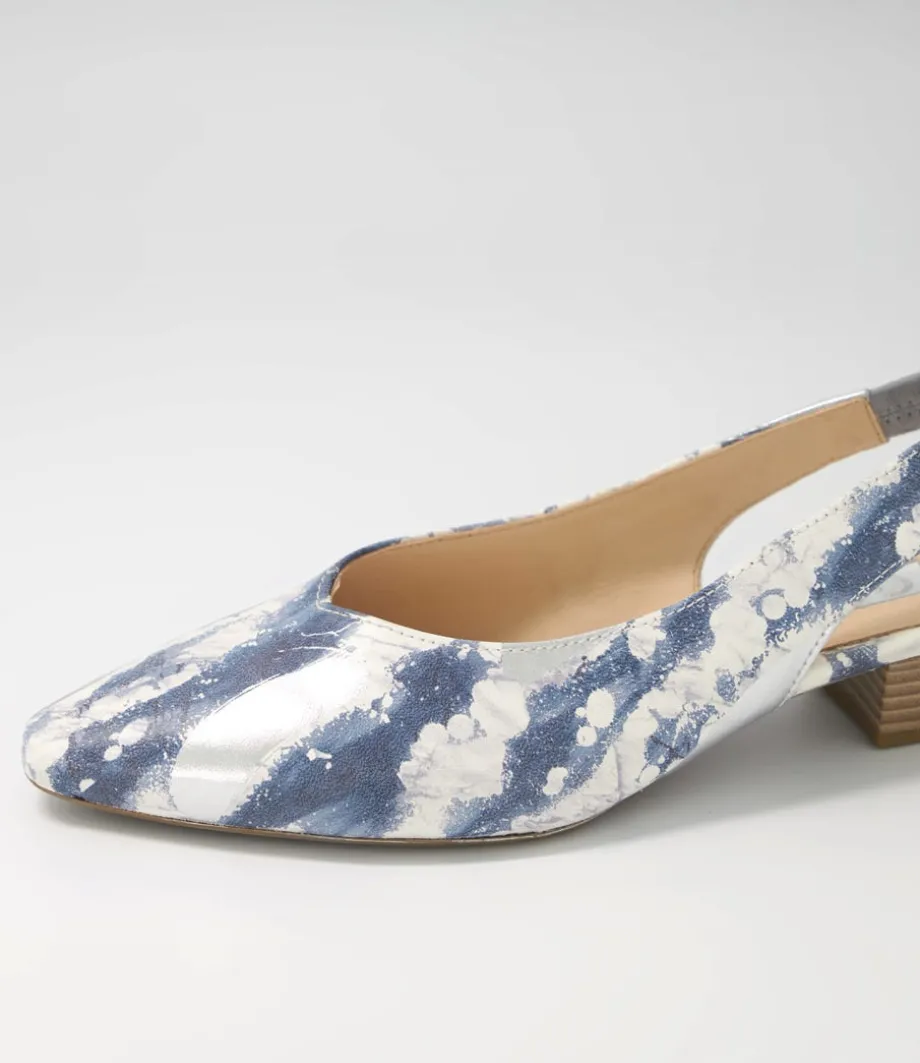 Gracie Nautic Aquamarine Suede Heels