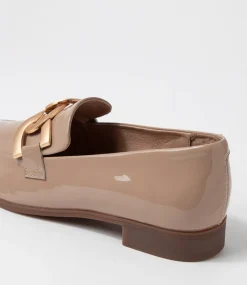 Gumper Dark Cafe Patent Leather Loafers