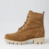 Gunter Lion Suede Lace Up Boots
