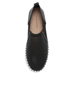 Habiki Black Leather Sneakers Ws