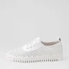 Haide White Leather Sneakers