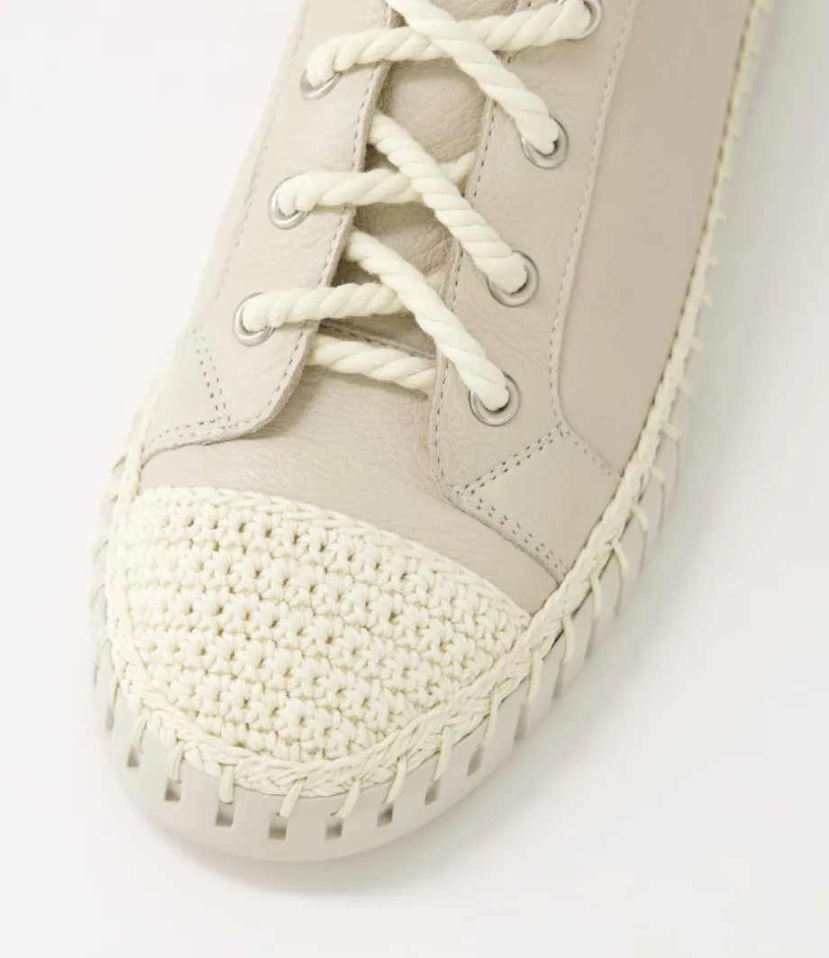 Harena Almond Leather Sneakers