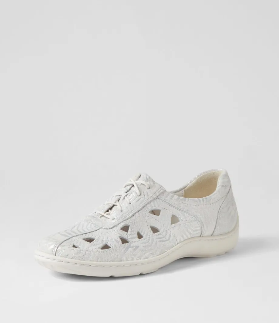 Henni 3 Weiss Leather Sneakers