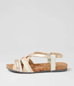 Henriette 3 Beige Multi Leather Sandals