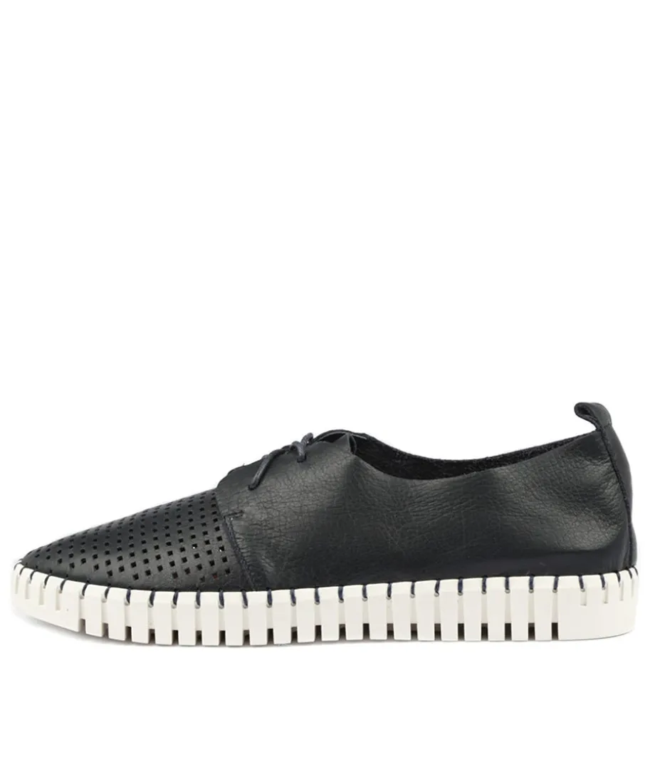 Huston Navy Leather