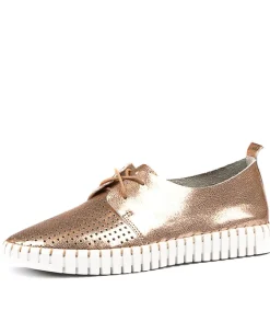 Huston Rose Gold Leather
