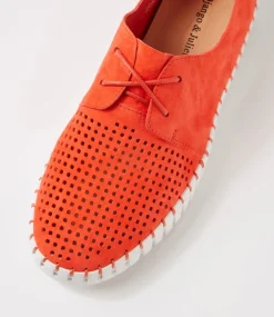 Huston Watermelon White Suede Sneakers