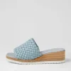 Idalis Denim Leather Sandals